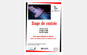 Stage de rentrée 