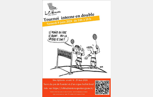 TOURNOI INTERNE EN DOUBLE