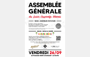 ASSEMBLÉE GÉNÉRALE DES LOISIRS COOPÉRATIFS HAVRAIS