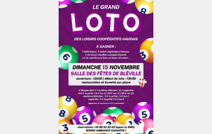 GRAND LOTO DES LOISIRS COOPÉRATIFS HAVRAIS
