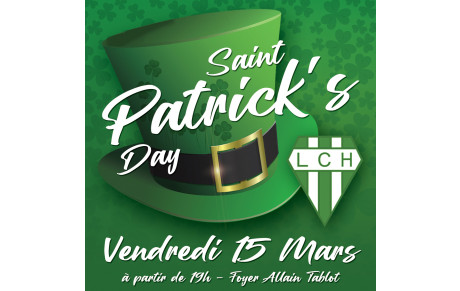 Venez fêter la Saint-Patrick avec nous !